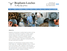 Tablet Screenshot of biopharm-leeches.com